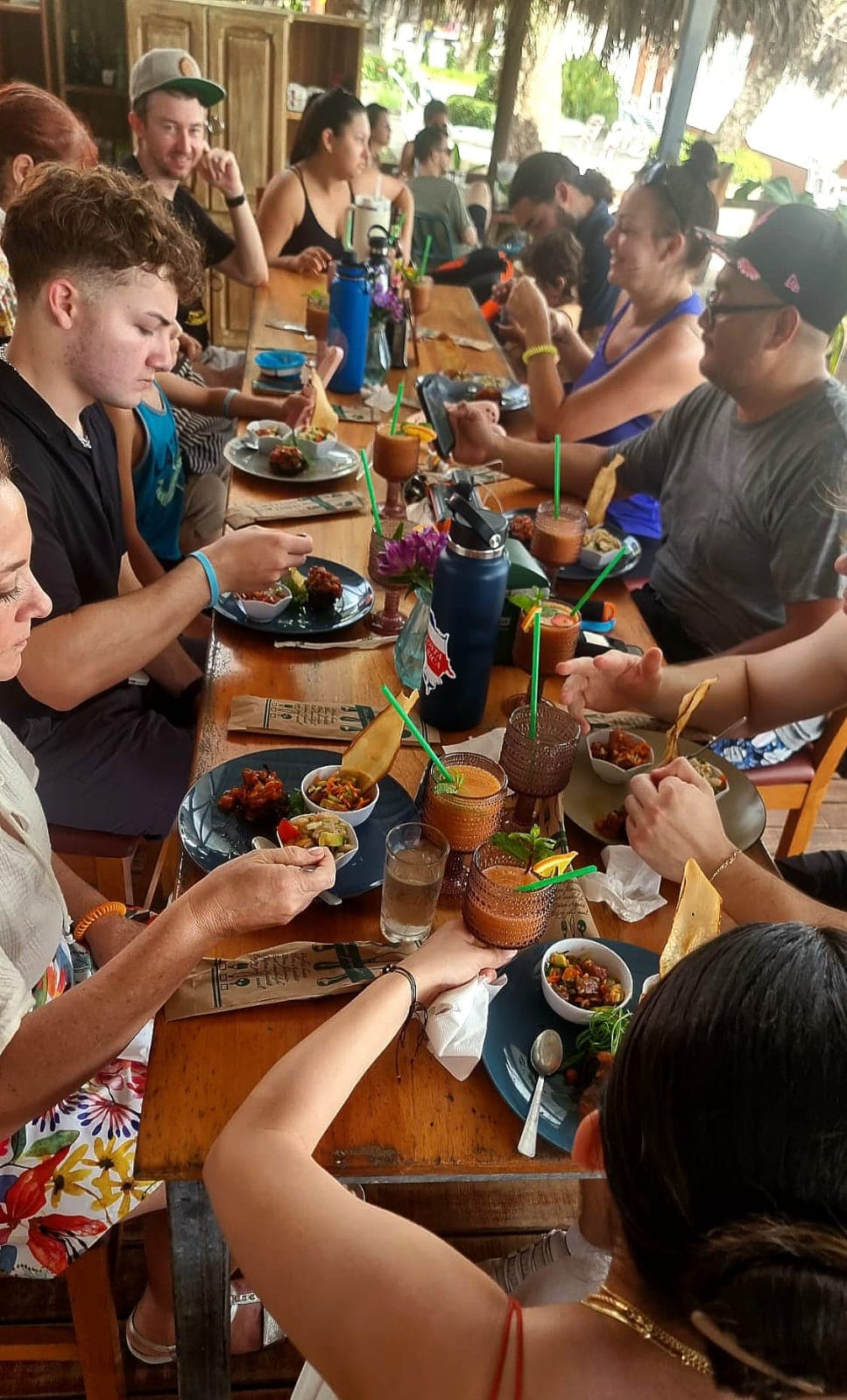 Group dining experience in Jacó, Costa Rica