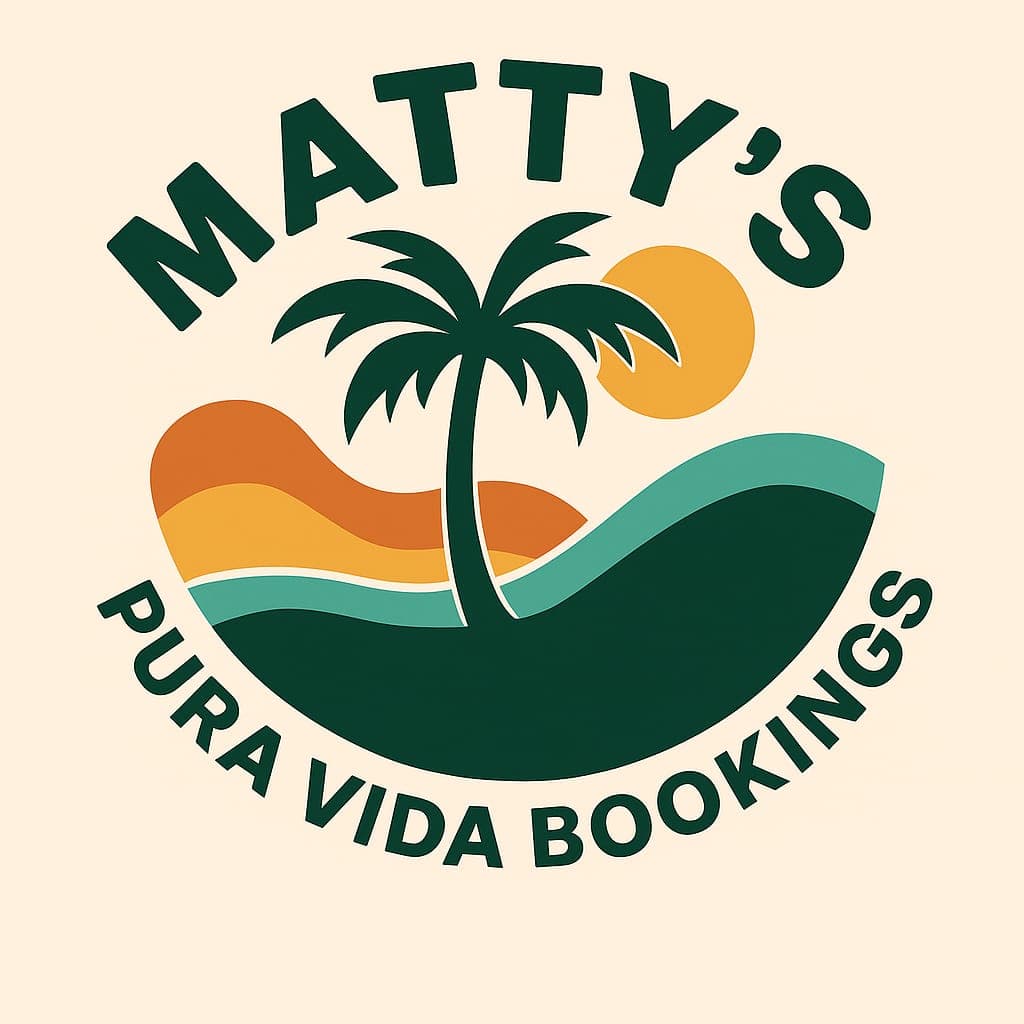 Pura Vida Bookings logo on light background