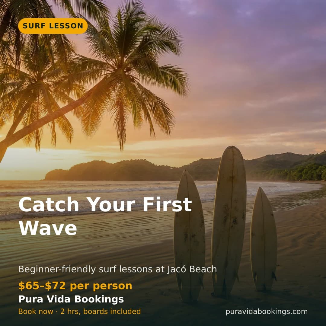 Surfing Lessons — Facebook and Instagram post graphic