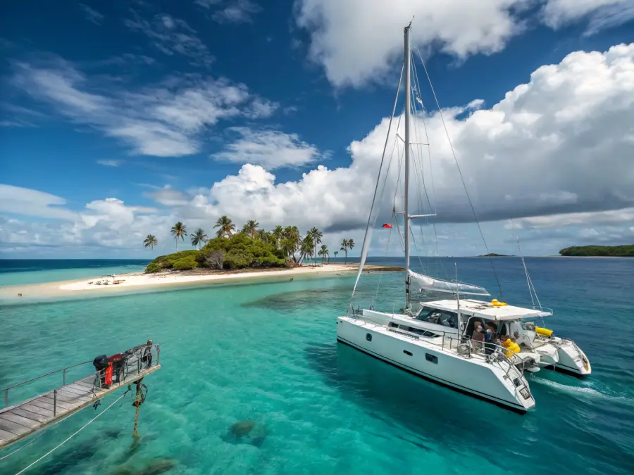 Costa Cat catamaran tour to Tortuga Island